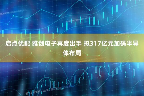 启点优配 雅创电子再度出手 拟317亿元加码半导体布局